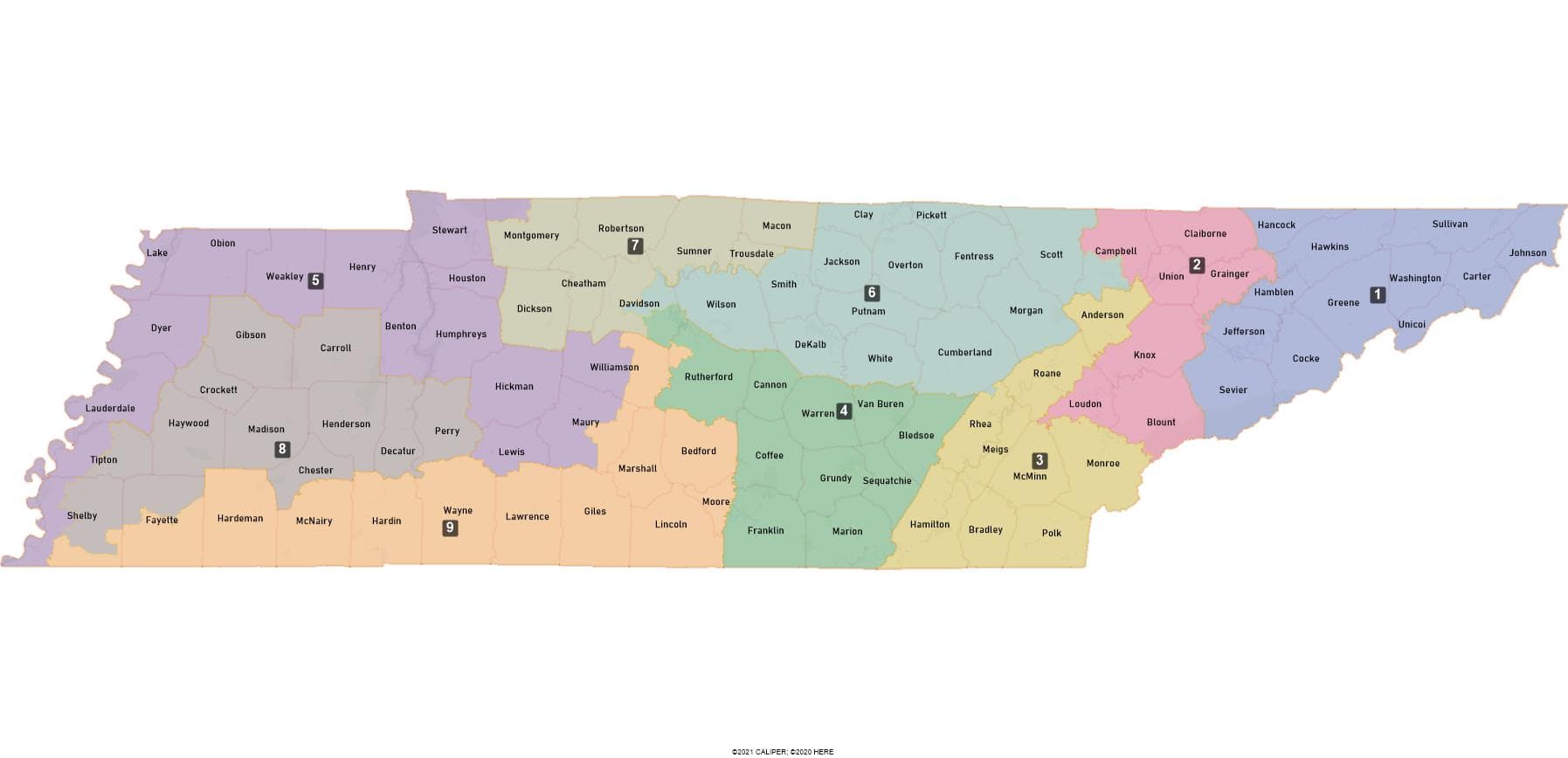 Tennessee's Redrawn Congressional Map: What It Means for Nashville Business