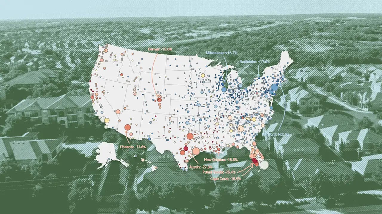 How Pandemic Housing Booms Are Deflating Across U.S. Markets