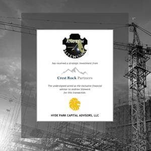 Infrastructure Contractor Andrew Site Work Secures Strategic Investment