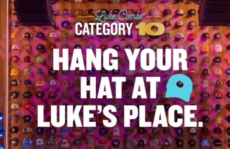 Luke Combs' Category 10 Expands to Vegas with Hat Drive