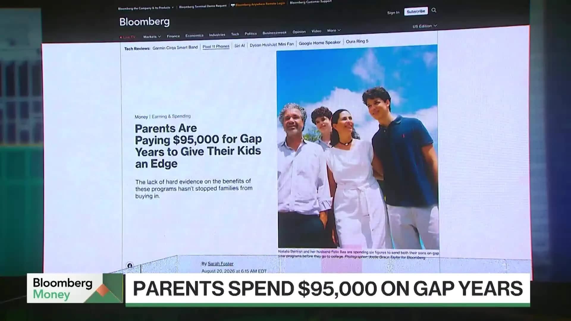 Parents Shell Out $95K for Gap Years as College Loses Appeal